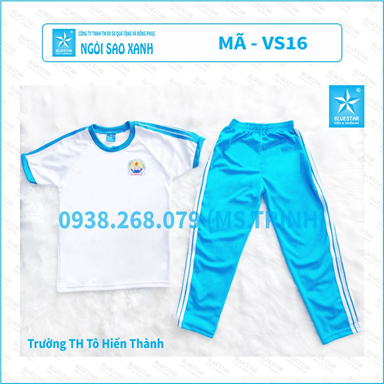 ÁO THỂ DỤC VS16 - TIỂU HỌC TÔ HIẾN THÀNH